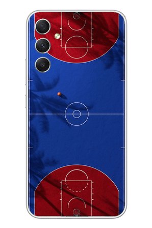Samsung Galaxy A34 Uyumlu Basketbol Sahası Baskılı Silikon Kılıf