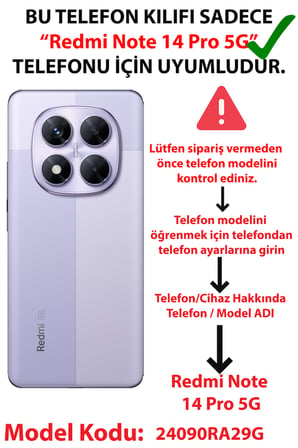 Redmi Note 14 PRO 5G Uyumlu Bordür Çiçekli Sabır Yazılı Baskılı Silikon Kılıf