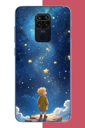 Redmi Note 9 Uyumlu küçük prens2 Baskılı Silikon Kılıf
