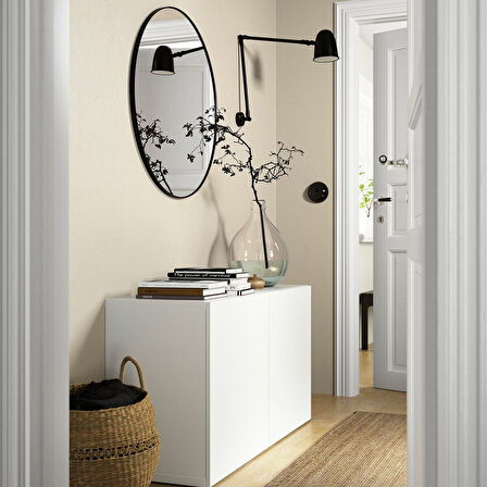 Dolap kombinasyonu, beyaz, 120x42x65 cm, LAPPVIKEN