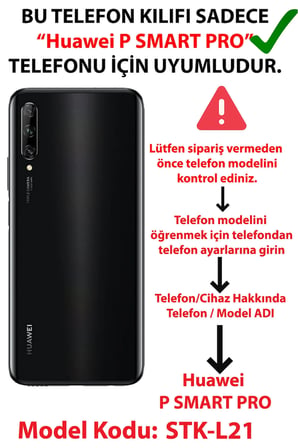 Huawei P Smart PRO Uyumlu Zorla Çekiştirilen Sevgili - Çift Kombini Baskılı Silikon Kılıf