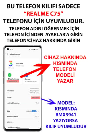 Realme C75 Uyumlu Balıklı Gözlüklü Komik Kedi Baskılı Silikon Kılıf