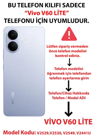 Vivo V60 Lite Uyumlu Arı ve Papatya Sevimli Ayıcık Baskılı Silikon Kılıf