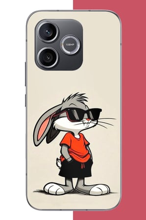 Honor 600 Uyumlu bagsbuny 1 Baskılı Silikon Kılıf