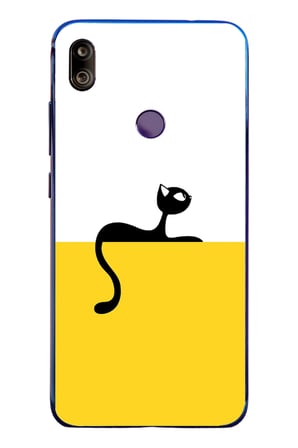 Redmi Note 7 Uyumlu Dişi Kedi Baskılı Silikon Kılıf