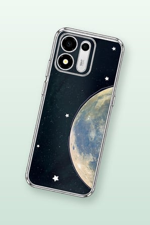 Honor X7e Plus 5G Uyumlu Minimalist Galaksi Yıldızlı Gece Baskılı Silikon Kılıf