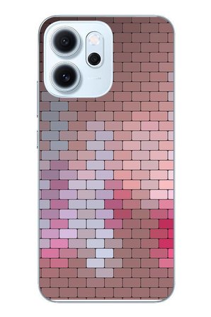 Oppo Reno 14F Uyumlu Renkli Duvar Baskılı Silikon Kılıf