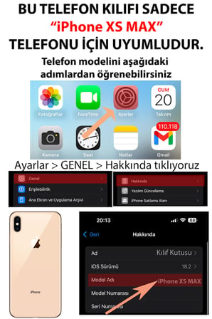 iPhone XS MAX Uyumlu Kırmızı Minik Kalpler Baskılı Silikon Kılıf