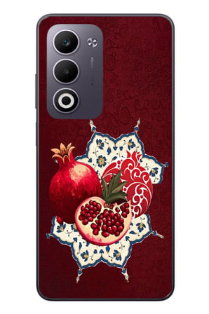 Oppo A5 4G Uyumlu Nar Retro Baskılı Silikon Kılıf