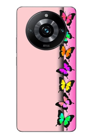 Realme 11 Pro Uyumlu Kelebeklerin Rüyası Baskılı Silikon Kılıf