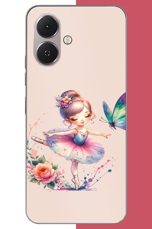 Tecno Spark Go 2 Uyumlu minik balerin1 Baskılı Silikon Kılıf