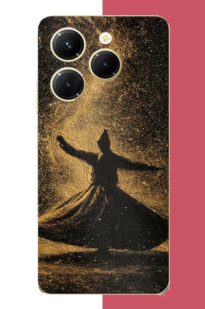 Infinix Hot 40-40 PRO Uyumlu Semazen Baskılı Silikon Kılıf