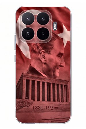 Xiaomi 17T Uyumlu Atatürk Portresi ve Anıtkabir Baskılı Silikon Kılıf