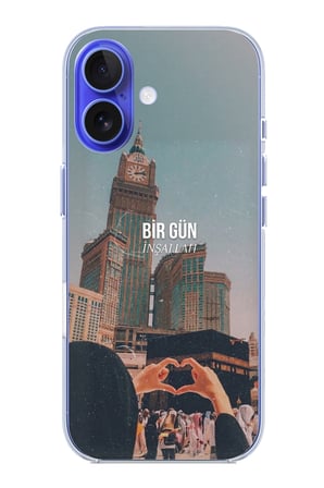 iPhone 16 Uyumlu Kabe Sevdası Baskılı Silikon Kılıf