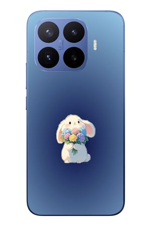 Xiaomi 17T Pro
 Uyumlu Çiçekli Tavşan Baskılı Silikon Kılıf