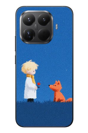 Xiaomi Mi 15T Pro Uyumlu Sarışın Çocuk ve Köpek Baskılı Silikon Kılıf
