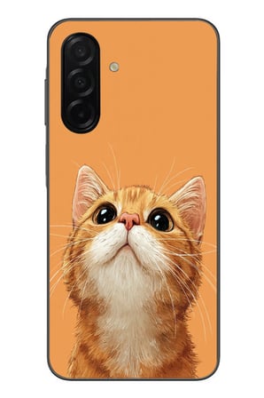Samsung Galaxy A26 Uyumlu Masum Kedi Baskılı Silikon Kılıf