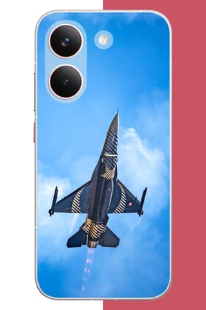 Poco X8 Pro Uyumlu Gökyüzüne Yükseliş Baskılı Silikon Kılıf