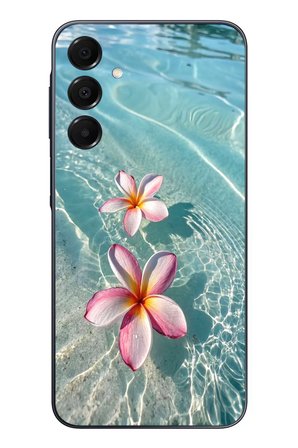 Samsung Galaxy A16 Uyumlu Denizde Çiçekler Baskılı Silikon Kılıf