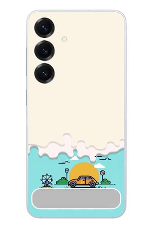 Samsung Galaxy S25 Uyumlu Tatil Yolu Baskılı Silikon Kılıf