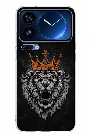 Xiaomi 17 Pro Max Uyumlu Kurt Ruhu Baskılı Silikon Kılıf