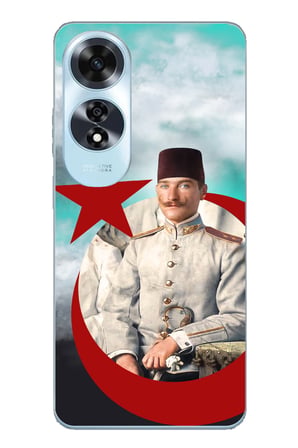 Oppo A60 Uyumlu Gençlik Yılları Atatürk Baskılı Silikon Kılıf