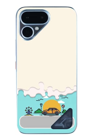 Tecno Pova Curve 2 Uyumlu Tatil Yolu Baskılı Silikon Kılıf