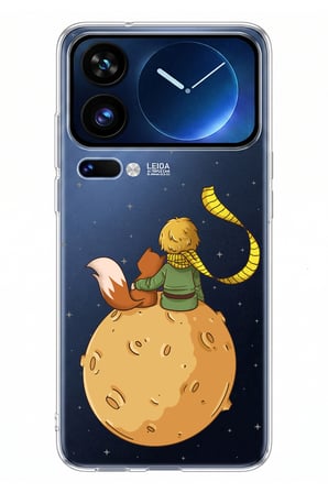 Xiaomi 17 Pro Max Uyumlu Küçük Prens Gezegen Boa Tasarımlı Baskılı Silikon Kılıf