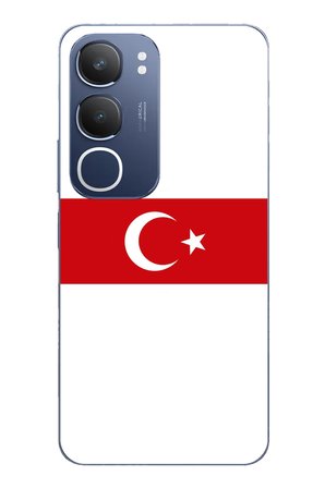 Vivo Y19s Uyumlu Türk Milli Takım Beyaz Forma Baskılı Silikon Kılıf