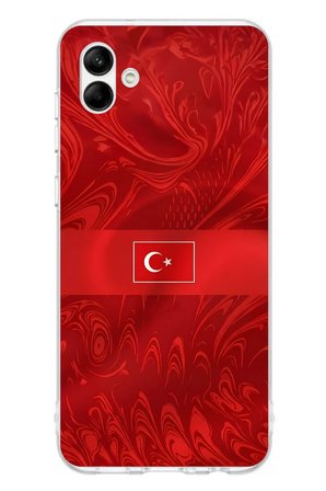 Samsung Galaxy A06 Uyumlu Türk Milli Takım Desenli Forma Baskılı Silikon Kılıf