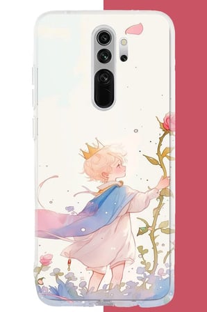 Redmi Note 8 Pro Uyumlu küçük prens6 Baskılı Silikon Kılıf