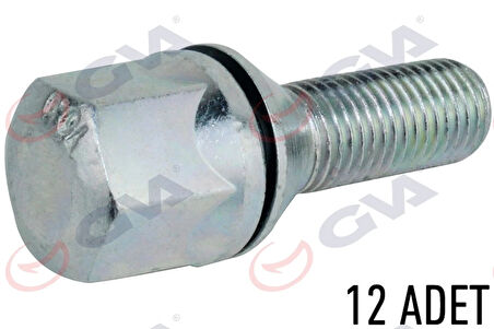 BİJON CİVATASI RENAULT 9-11 PULLU-ÇİNKO-BEYAZ PAKET 12 8200058101 (12 ADET)