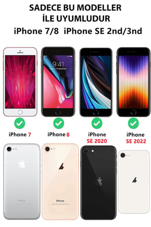 iPhone 7-8-SE 2020 Uyumlu Dev Bayrak Detaylı Atatürk Baskılı Silikon Kılıf