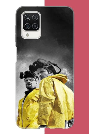 Samsung Galaxy A12-M12 Uyumlu breaking bad1 Baskılı Silikon Kılıf
