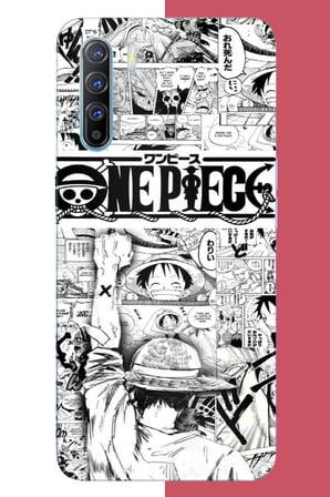 Oppo Reno 3-A91 Uyumlu onepiece kolaj Baskılı Silikon Kılıf