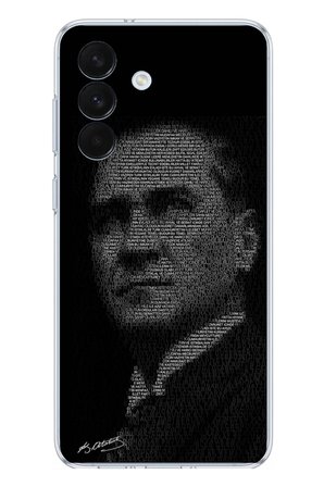 Samsung Galaxy S26+ PLUS Uyumlu Gençliğe Hitabe Yazılı Atatürk Silüeti Baskılı Silikon Kılıf