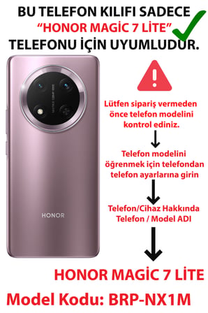 Honor Magic 7 Lite Uyumlu Romantik Sevimli Ayıcık Baskılı Silikon Kılıf