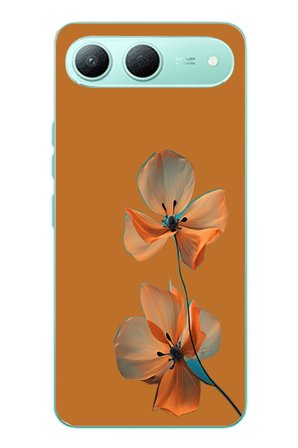 Tecno Spark 40 5G Uyumlu Hibüskus Çiçeği Baskılı Silikon Kılıf
