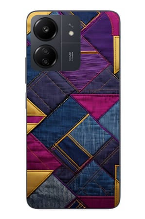 Redmi 13C Uyumlu Kot Deseni Baskılı Silikon Kılıf