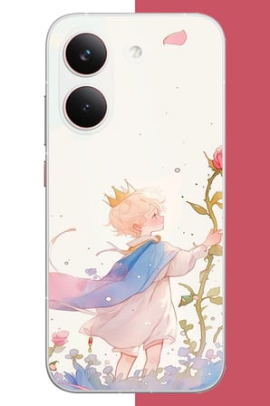 Poco X8 Pro Uyumlu küçük prens6 Baskılı Silikon Kılıf