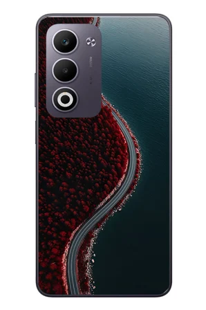 Oppo A5 4G Uyumlu Sonbahar Yolu Baskılı Silikon Kılıf