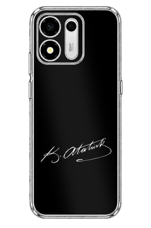 Honor X7e Plus 5G Uyumlu Atanın İzi İmza Baskılı Silikon Kılıf
