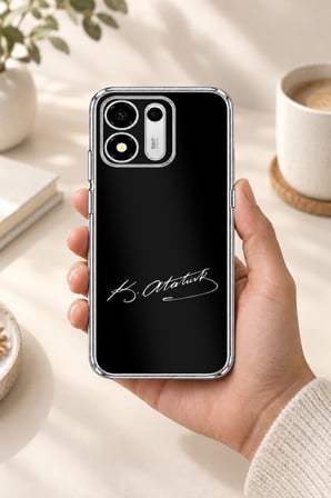 Honor X7e Plus 5G Uyumlu Atanın İzi İmza Baskılı Silikon Kılıf