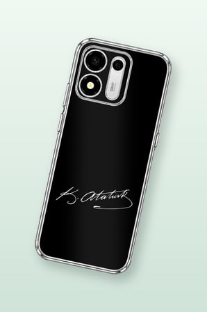 Honor X7e Plus 5G Uyumlu Atanın İzi İmza Baskılı Silikon Kılıf