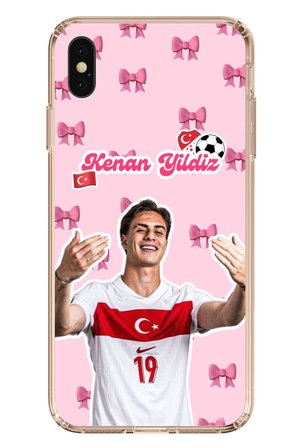 iPhone XS MAX Uyumlu Kenan Yıldız Kurdele Baskılı Silikon Kılıf