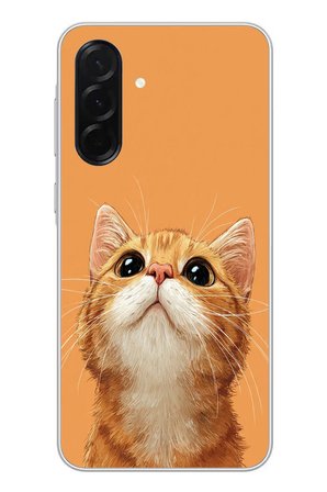 Samsung Galaxy A36 Uyumlu Masum Kedi Baskılı Silikon Kılıf
