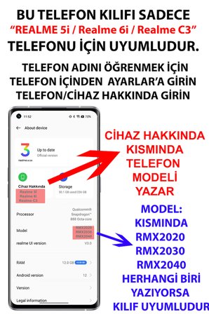 Realme 5i - 6i - C3 Uyumlu Psikedelik Galaksi ve Güneş Desenli Baskılı Silikon Kılıf