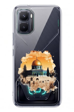 İnfinix GT 50 Pro Uyumlu Mescid-i Aksa Tasarımlı Baskılı Silikon Kılıf