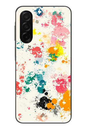 Samsung Galaxy A26 Uyumlu Renkli Boyalar Baskılı Silikon Kılıf