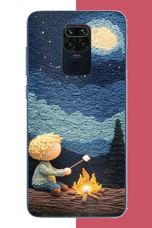 Redmi Note 9 Uyumlu küçük prens Baskılı Silikon Kılıf
